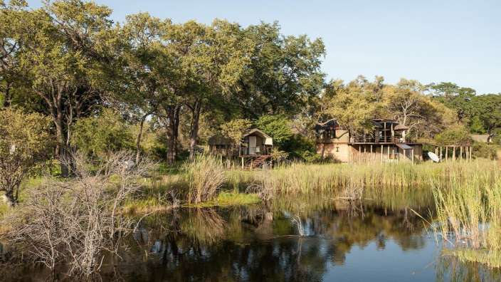 Am Kwando River: Camp am Nkasa Rupara Nationalpark