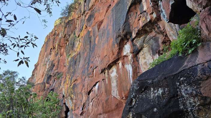 Waterberg-Felswand