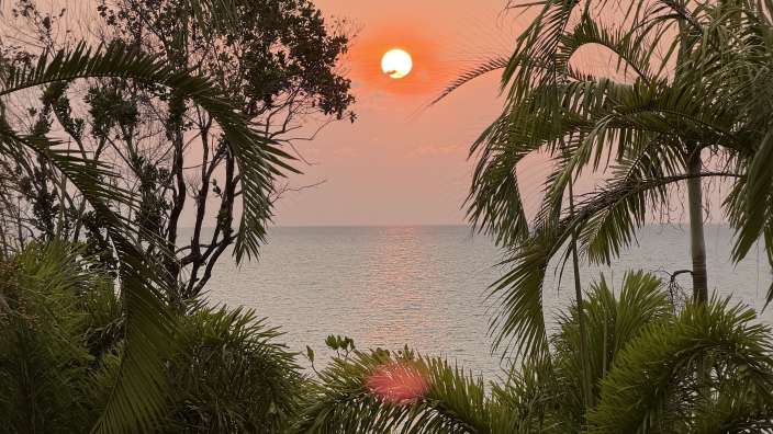 Sonnenuntergang auf Kho Phra Thong