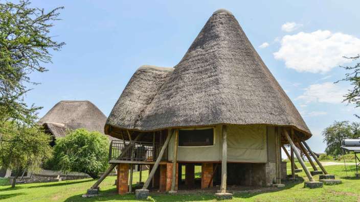Moderne Safari: Lodge im Lake Mburo National Park