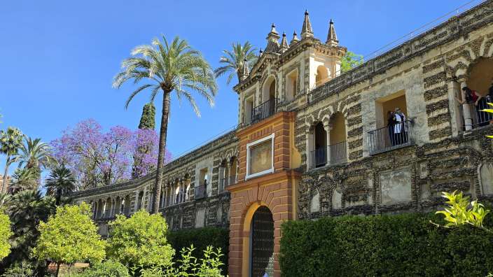 Die Gärten im Alcazar von Sevilla