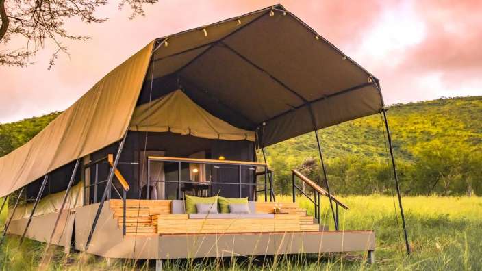 Abgeschieden: Lodge in der Serengeti