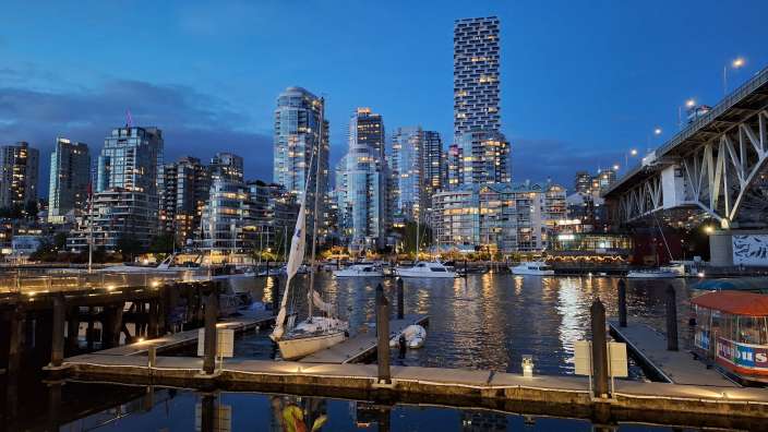 Abendstimmung in Vancouver