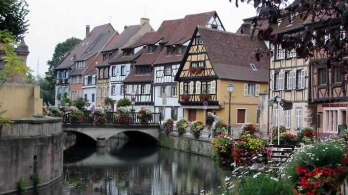 Direkt am Fluss: Landgasthof in Colmar